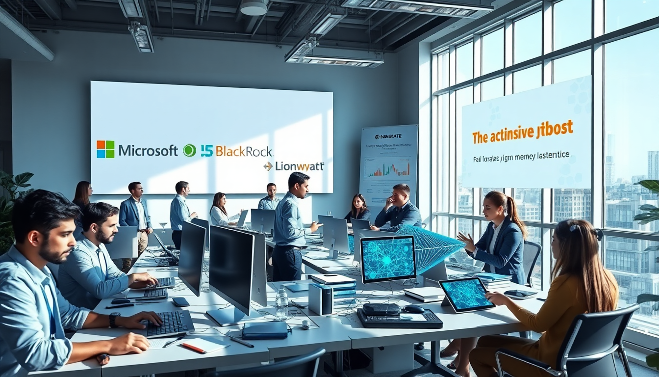 Microsoft og BlackRock Rejser 100 Mia til AI Datacentre